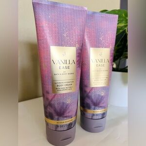 Bath & Body Works Vanilla Ease Body Cream - Set of 2
